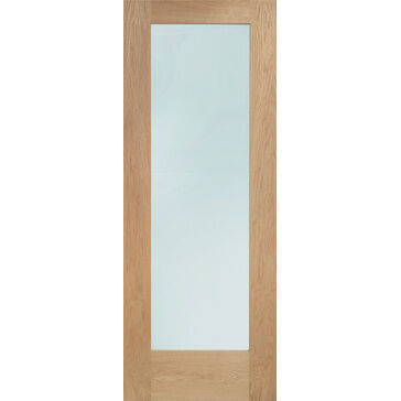 XL Joinery External Oak Dowelled Double Glazed Pattern 10 Door with Clear Glass