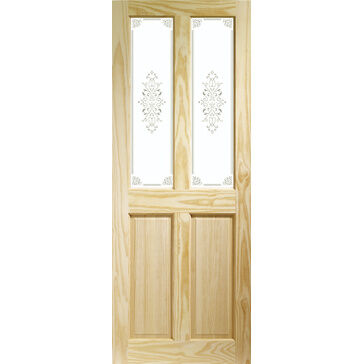 XL Joinery Internal Clear Pine Victorian with Campion Glass Pine Finish