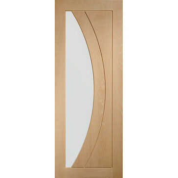 XL Joinery Salerno Unfinished Oak Internal Glazed Door