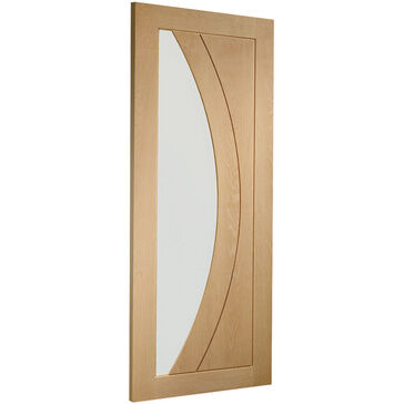 XL Joinery Salerno Curved Groove Pre-Finished Oak Glazed Internal Door