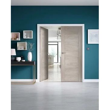 JB Kind Alabama Fumo Smoky Grey Laminated Internal Door alternative
