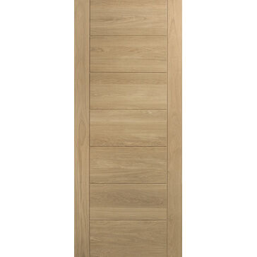 XL Joinery Palermo 7 Panel Unfinished Solid Oak Internal Door