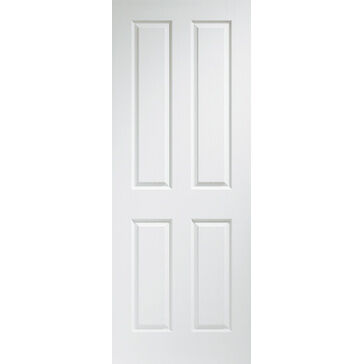 XL Joinery Victorian-Style 4 Panel White Moulded Internal Door