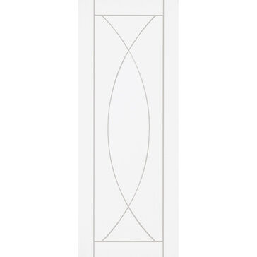XL Joinery Pesaro White Primed Internal Door with White Finish