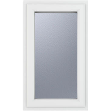 Crystal Left Hand Side Hung uPVC Casement Triple Glazed Window - White