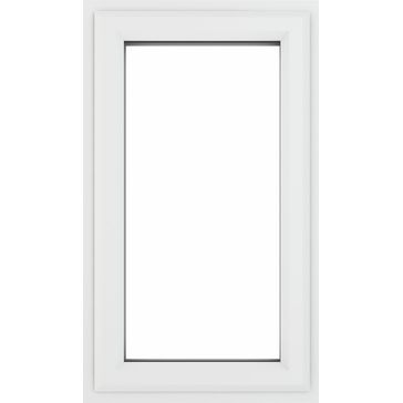 Crystal uPVC Left Hand Side Hung Triple Glazed Casement Window - White