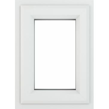 Crystal Modern uPVC Top-Hung Triple Glazed Casement Window - White