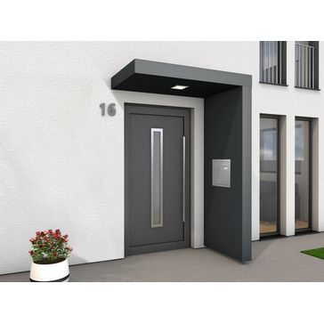 Alumasc Skyline BS150 Profile Aluminium Door Canopy - Anthracite Grey alternative