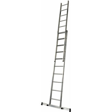 Aluminium Dmax Double Extension Ladder with Stabiliser Bar