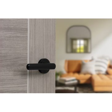 STATUS Carolina Lever Door Handle on Round Rose (Pair) alternative