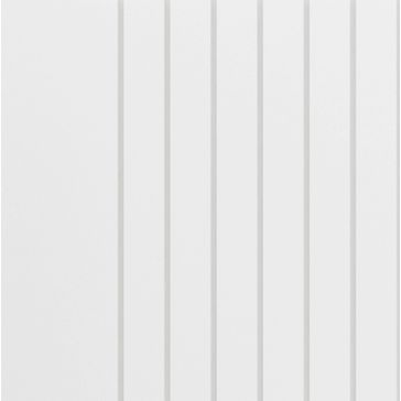 JB Kind Aria White Primed Grooved Laminate Internal Door alternative