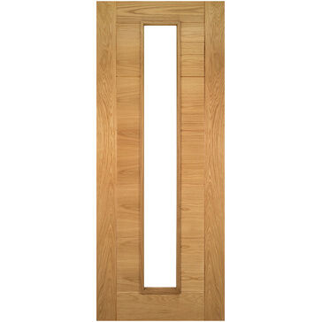 Deanta Seville Pre-Finished Oak Glazed FD30 Fire Door