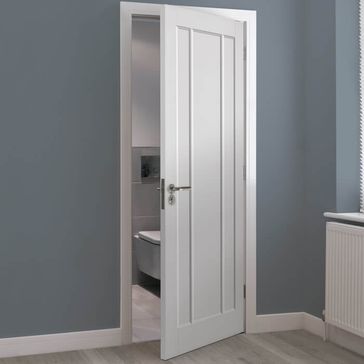 JB Kind Jamaica White Primed FD30 Fire Door alternative