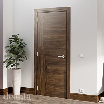 Deanta Cadiz Pre-Finished Walnut Internal Door alternative