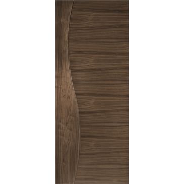 Deanta Cadiz Wave Panel Pre-Finished Black Walnut FD30 Fire Door