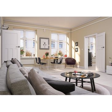 Deanta Cambridge White Primed Internal Door alternative