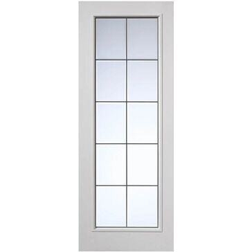 JB Kind 1 Light Decima White Primed Glazed Internal Door
