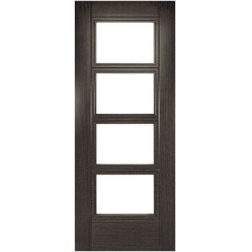 Deanta Montreal Dark Grey Ash Glazed Internal Door