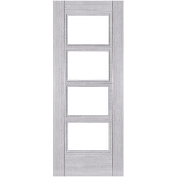 Deanta Montreal Light Grey Ash Glazed Internal Door
