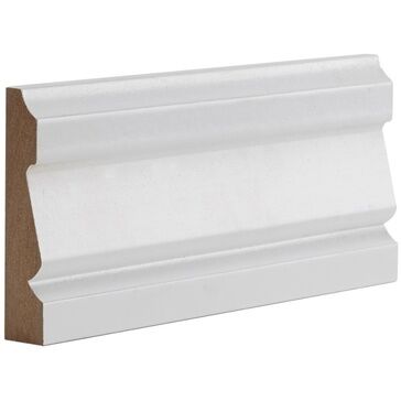 Deanta White Primed Ulysses Architrave - 2180mm x 1096mm x 90mm x 18mm