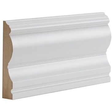 Deanta White Primed Victoriana Architrave - 2180mm x 1096mm x 100mm x 18mm