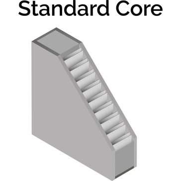 JB Kind Classique White Primed 6 Light Glazed Rebated Door Pair alternative