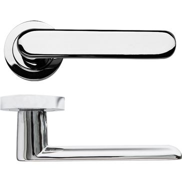 Deanta Parga Polished Chrome Handle - Round Rose