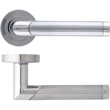 Deanta Augustus Matt Polished Chrome Mortice Door Handle Kit alternative