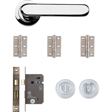 Deanta Parga Bathroom Kit Polished Chrome Finish alternative