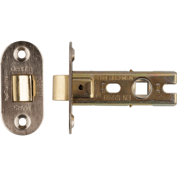 Deanta Satin Nickel Fire Rated Tubular Latch