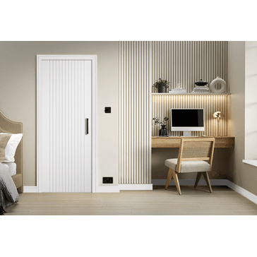 LPD Sydney Pre-finished White Laminate FD30 Fire Door alternative