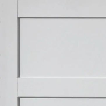 JB Kind 4 Panel Montserrat White Primed Shaker Internal Door alternative