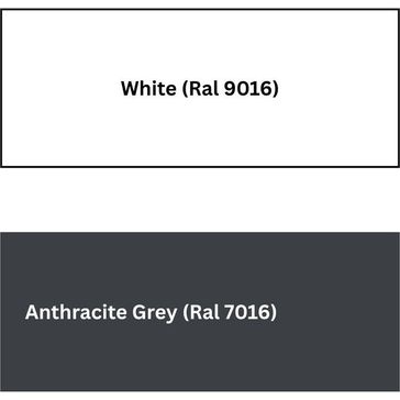 Apex Canopies Modern Flat Top Door Canopy Kit - Grey/White 1150 x 450mm x 120mm alternative