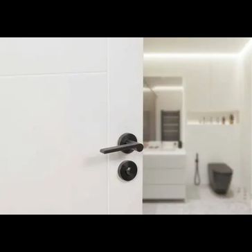 Senza Pari Darrio Lever Door Handle on Round Rose alternative