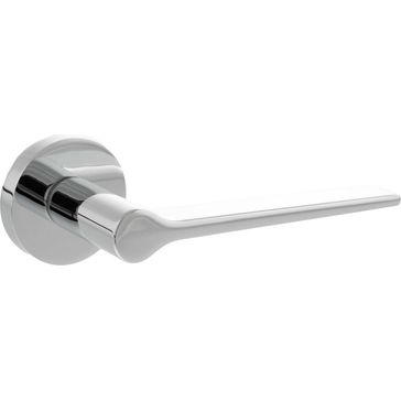 Senza Pari Laviano Lever Door Handle on Minimal Round Rose