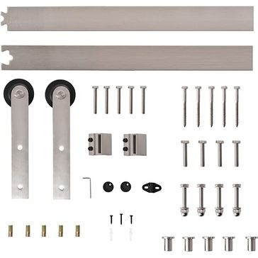Stainless Steel Sliding Barn Door Hardware Kit alternative