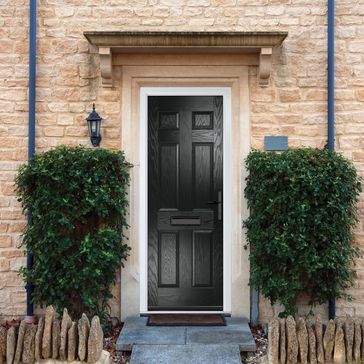 Crystal GRP Front Door Muirfield Solid - No Glass alternative