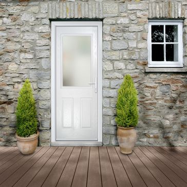 Crystal GRP Door Back Door (White) alternative