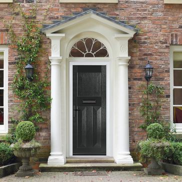 Crystal Eaton Classic 3 Panel Security Locking Front Door