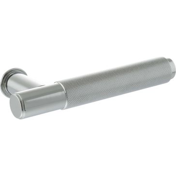 Millhouse Brass Crompton Lever Door Handle on Concealed Round Rose