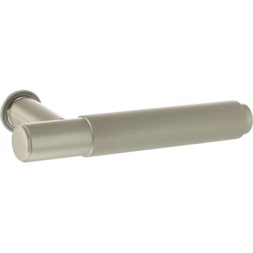 Millhouse Brass Crompton Lever Door Handle on Concealed Round Rose