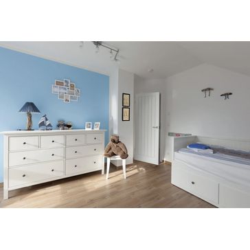 JB Kind Cottage 5 Panel White Primed FD30 Internal Fire Door alternative