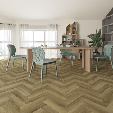 Guardian Clever Click Rigid Flooring Herringbone Planks - 125mm x 625mm (1.56m2) alternative