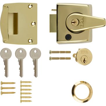 ERA 40/60mm Double-Locking Nightlatch Front Door Lock Set alternative