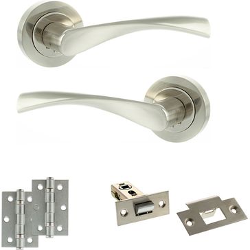 Eco Aqua Door Handle Pack - Latch Set
