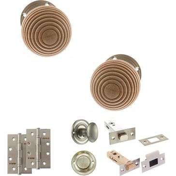 Old English Bridlington Door Knob Pack - Bathroom Set