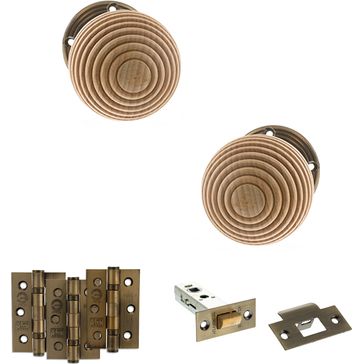 Old English Bridlington Door Knob Pack - Latch Set alternative