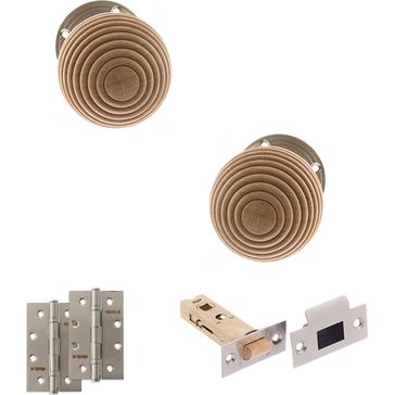 Old English Bridlington Door Knob Pack - Latch Set