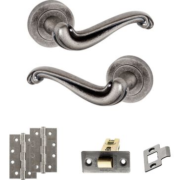 Old English Colchester Door Handle Pack - Latch Set