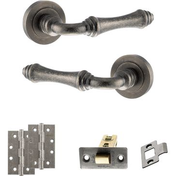 Old English Durham Door Handle Pack - Latch Set